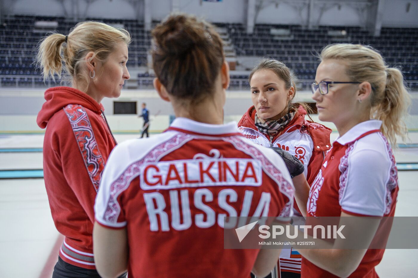Curling. Russian Super Cup. Day two