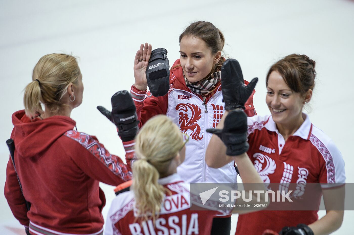 Curling. Russian Super Cup. Day two