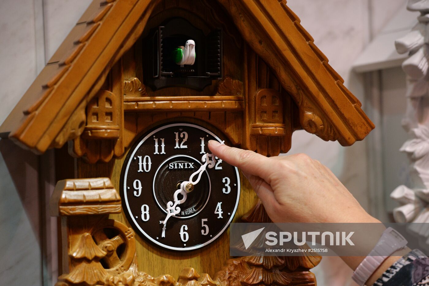 Clock store in Novosibirsk