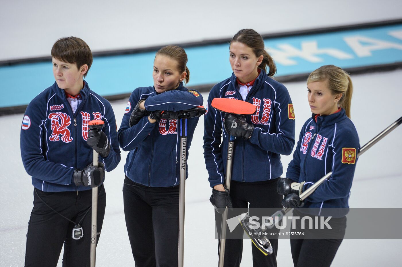 Curling. Russian Super Cup. Day two