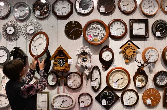 Clock store in Novosibirsk