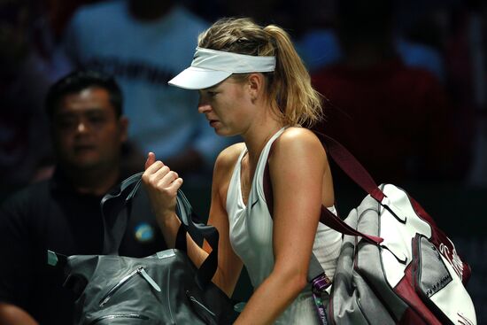 Tennis. Final tournament of WTA. Day Four