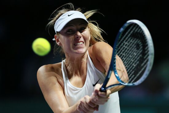 Tennis. Final tournament of WTA. Day Four