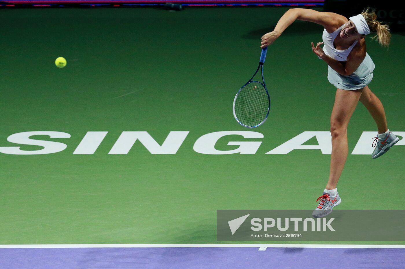 Tennis. Final tournament of WTA. Day Four