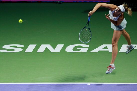 Tennis. Final tournament of WTA. Day Four