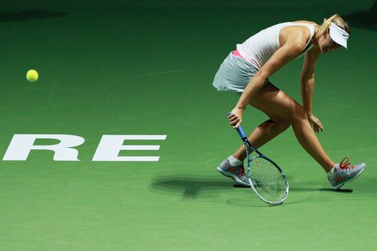 Tennis. Final tournament of WTA. Day Four