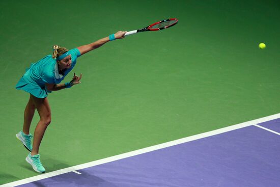 Tennis. Final tournament of WTA. Day Four