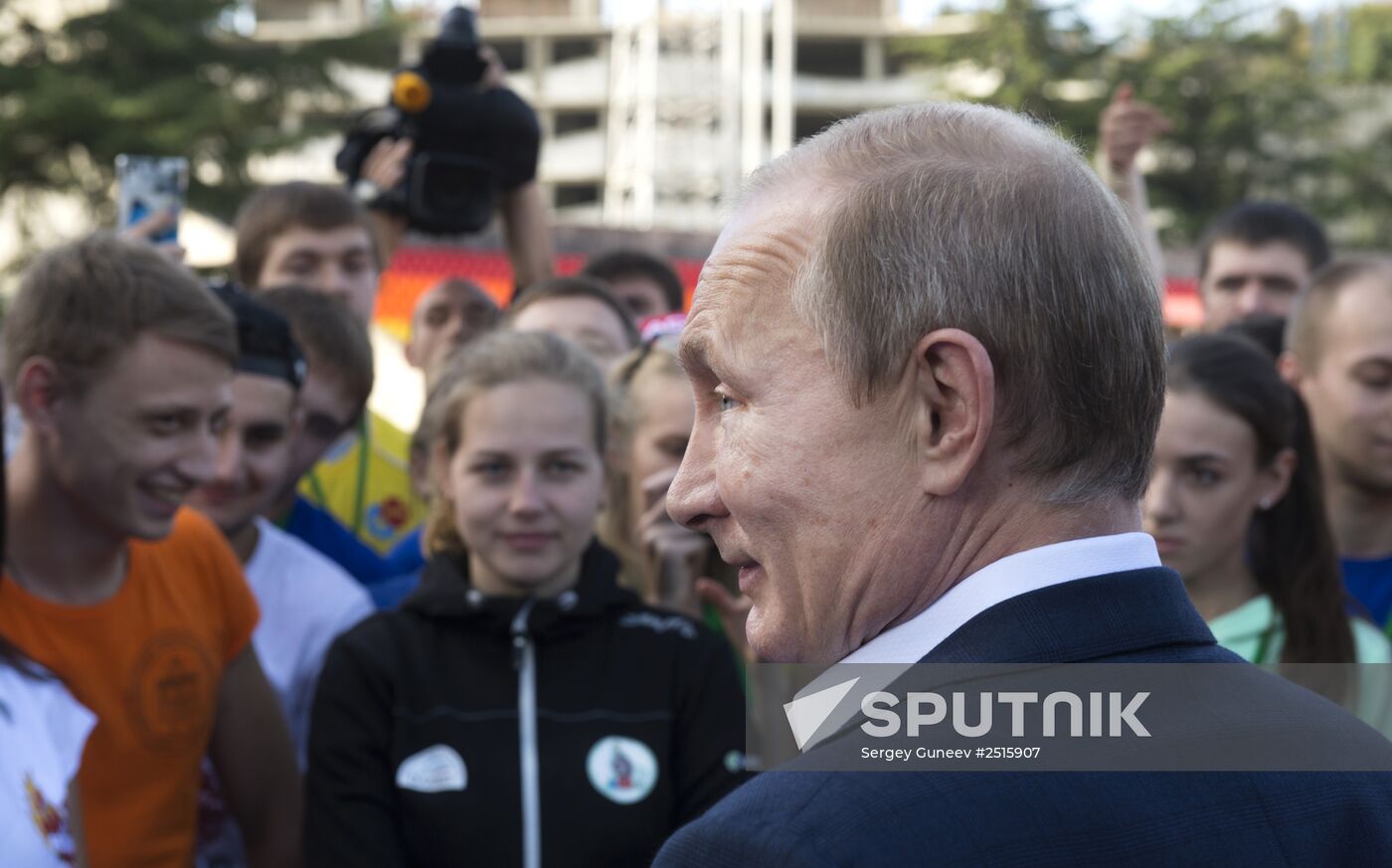 Vladimir Putin visits Southern Federal District
