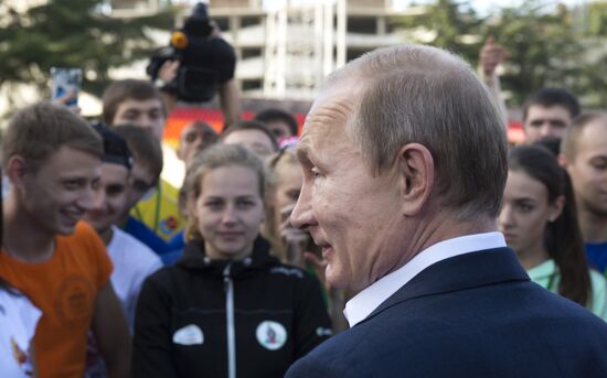 Vladimir Putin visits Southern Federal District