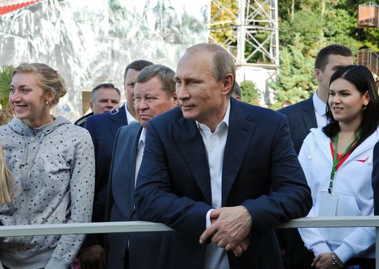 Vladimir Putin visits Southern Federal District