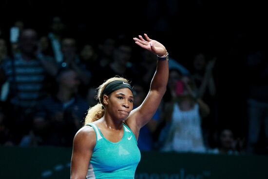 Tennis. Final tournament of WTA. Day Four