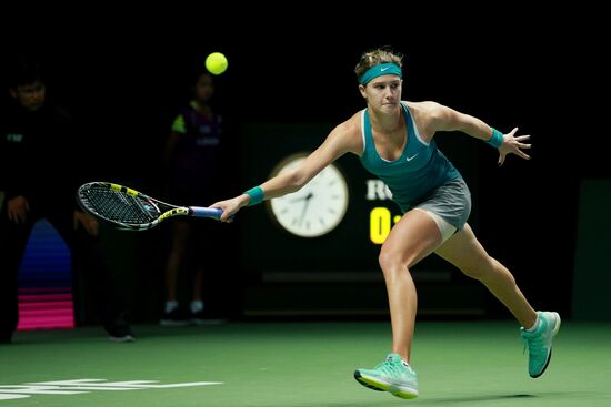 Tennis. Final tournament of WTA. Day Four