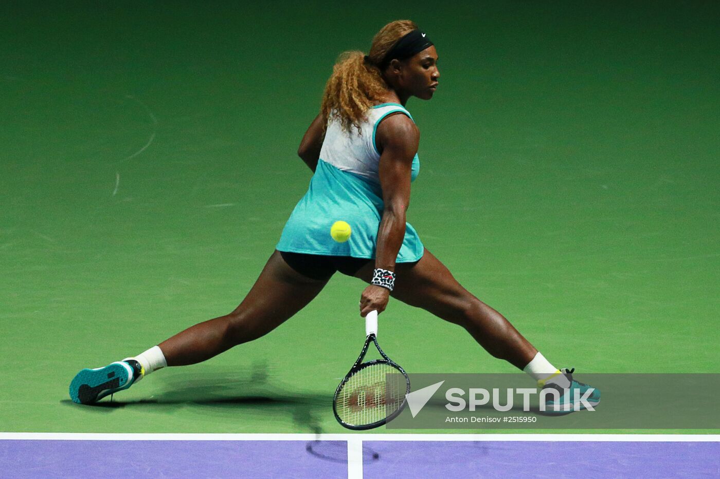 Tennis. Final tournament of WTA. Day Four