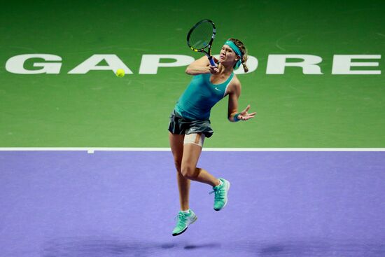 Tennis. Final tournament of WTA. Day Four