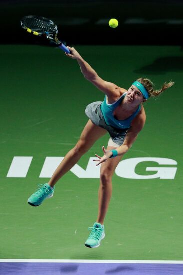 Tennis. Final tournament of WTA. Day Four