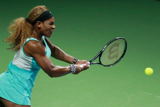 Tennis. Final tournament of WTA. Day Four