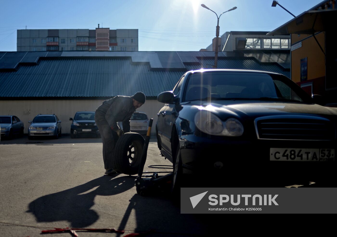 Tire workshop in Veliky Novgorod