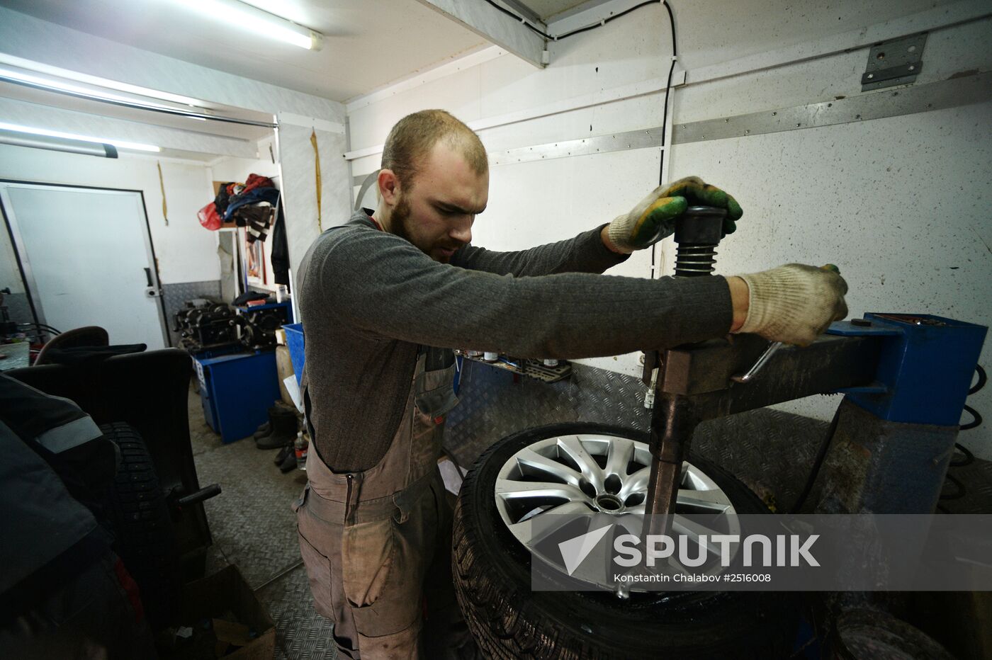 Tire workshop in Veliky Novgorod