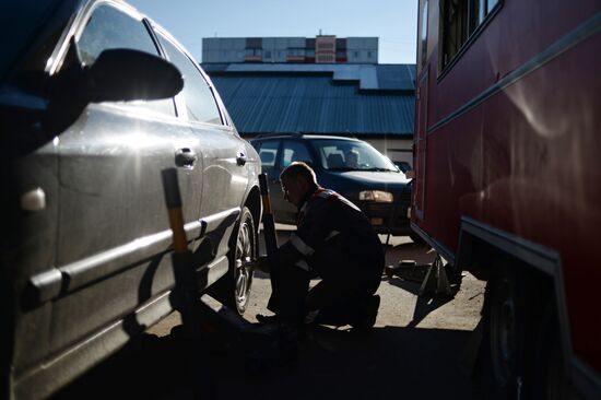 Tire workshop in Veliky Novgorod