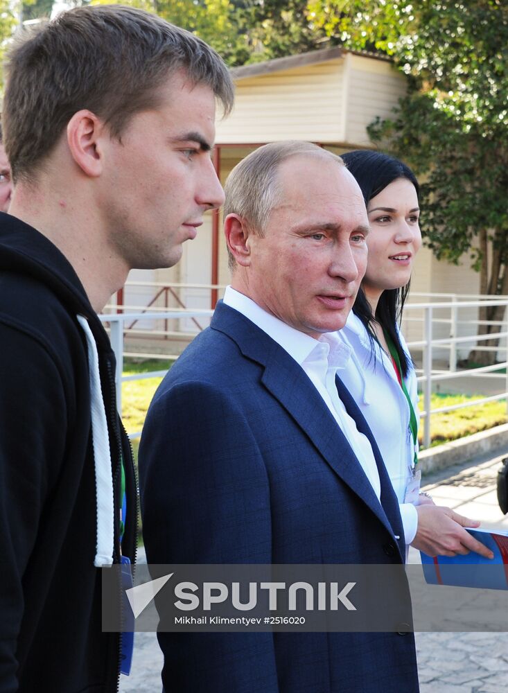 Vladimir Putin visits Southern Federal District