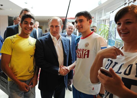 Vladimir Putin visits Southern Federal District