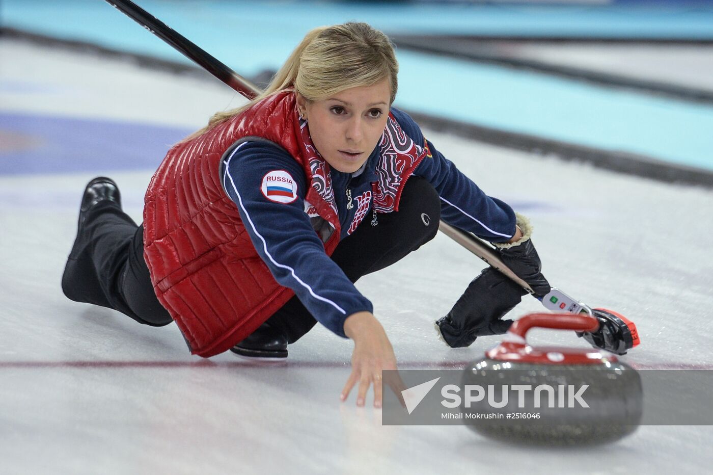 Russian Playdown for the European Curling Championships. Day Two