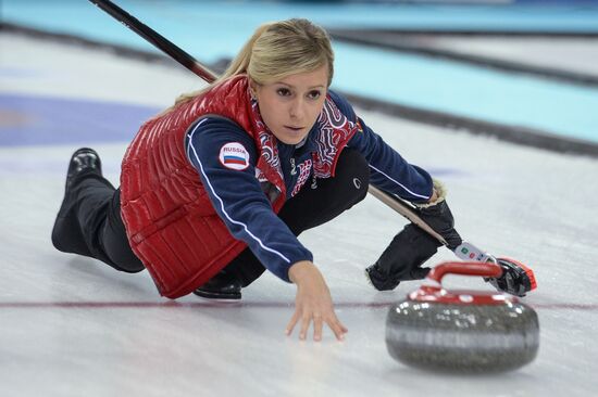 Russian Playdown for the European Curling Championships. Day Two