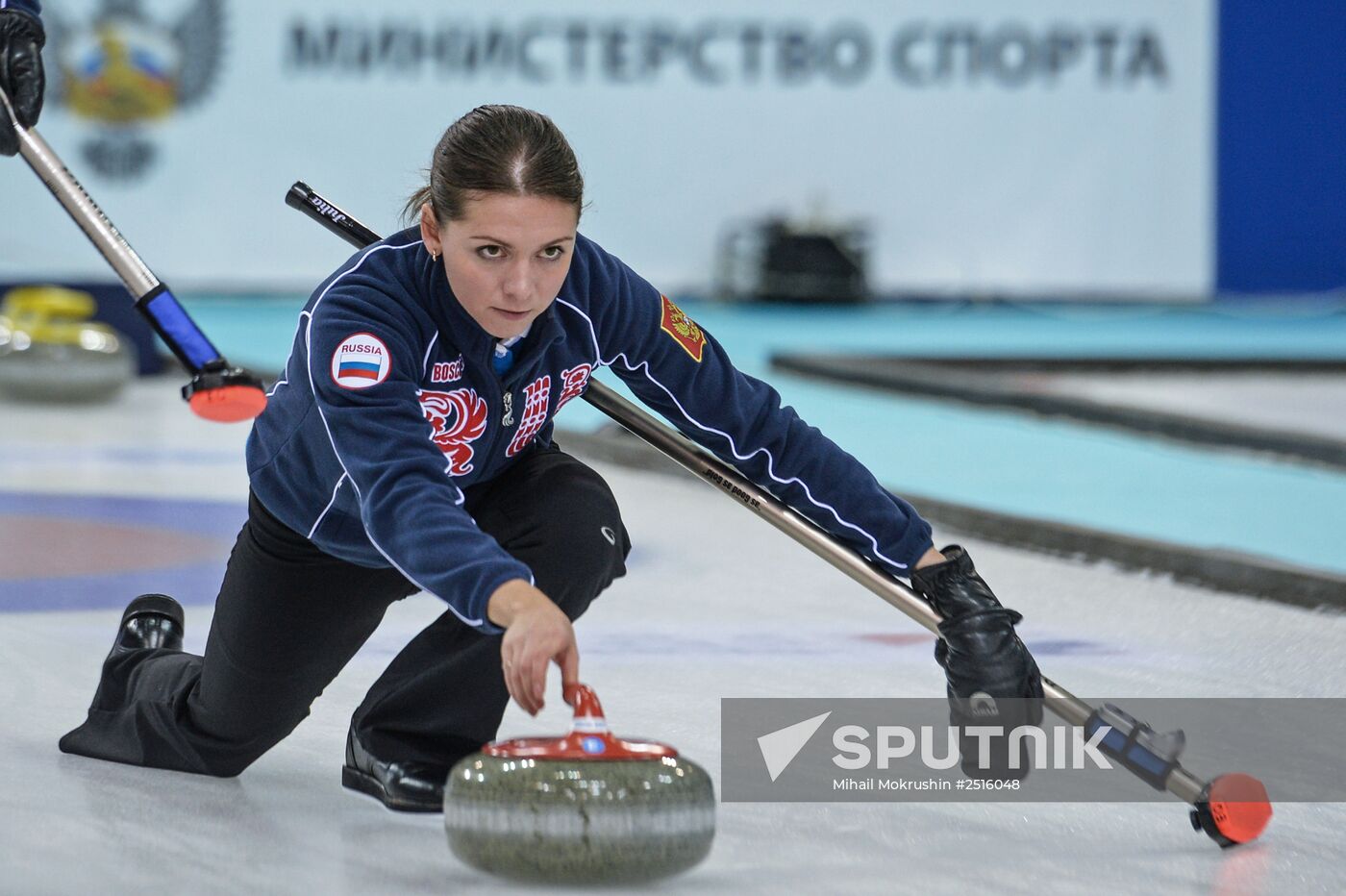 Russian Playdown for the European Curling Championships. Day Two