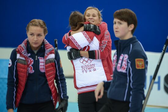 Russian Playdown for the European Curling Championships. Day Two