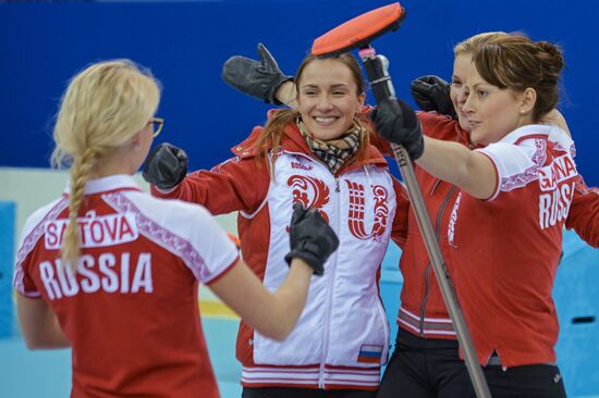 Russian Playdown for the European Curling Championships. Day Two