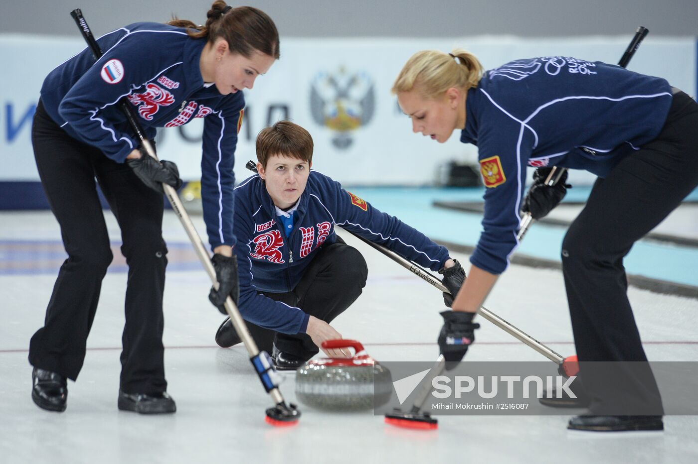 Russian Playdown for the European Curling Championships. Day Two