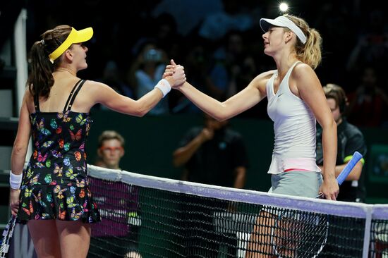 2014 WTA Finals. Day five