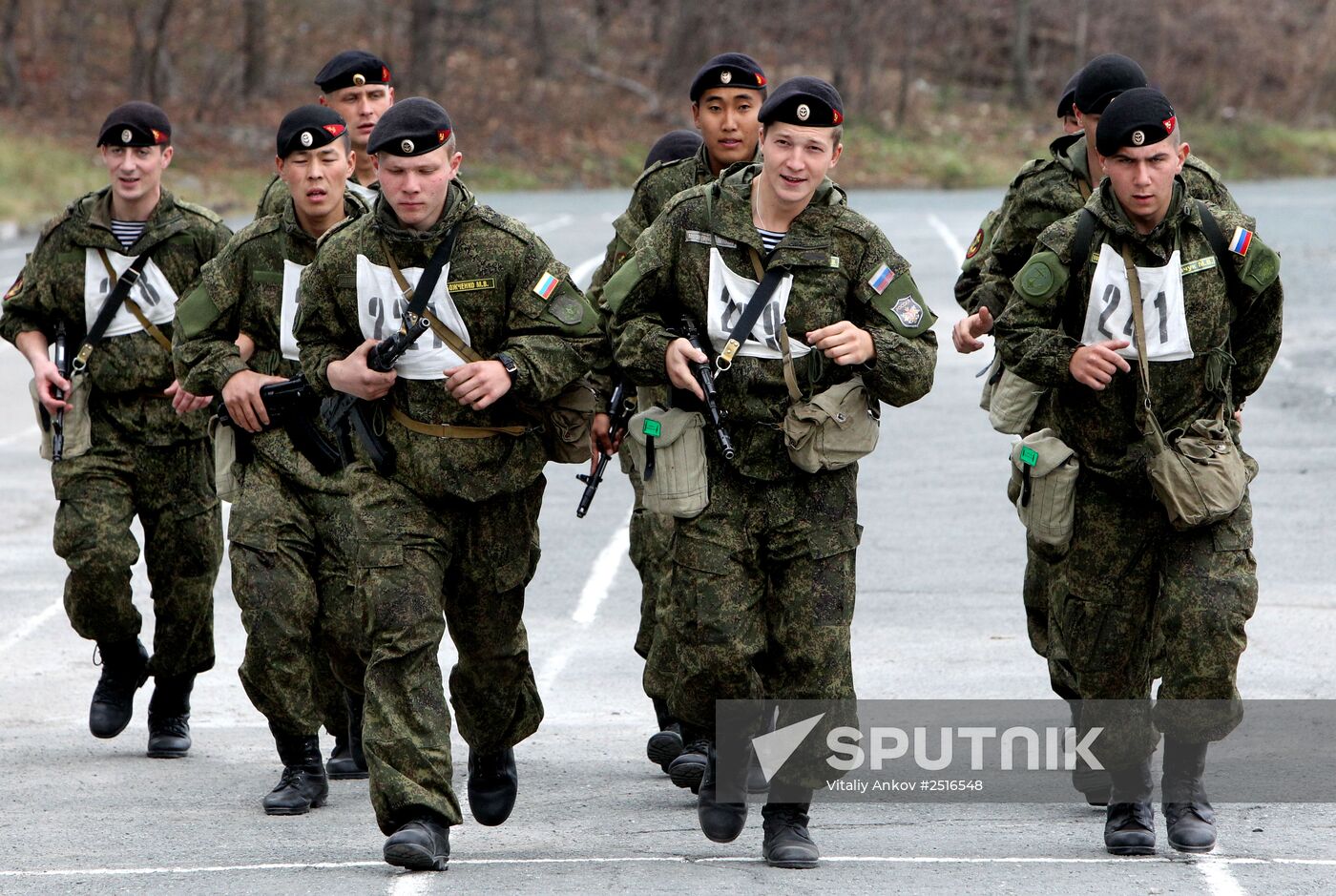 Marines hold exercise in Vladivostok
