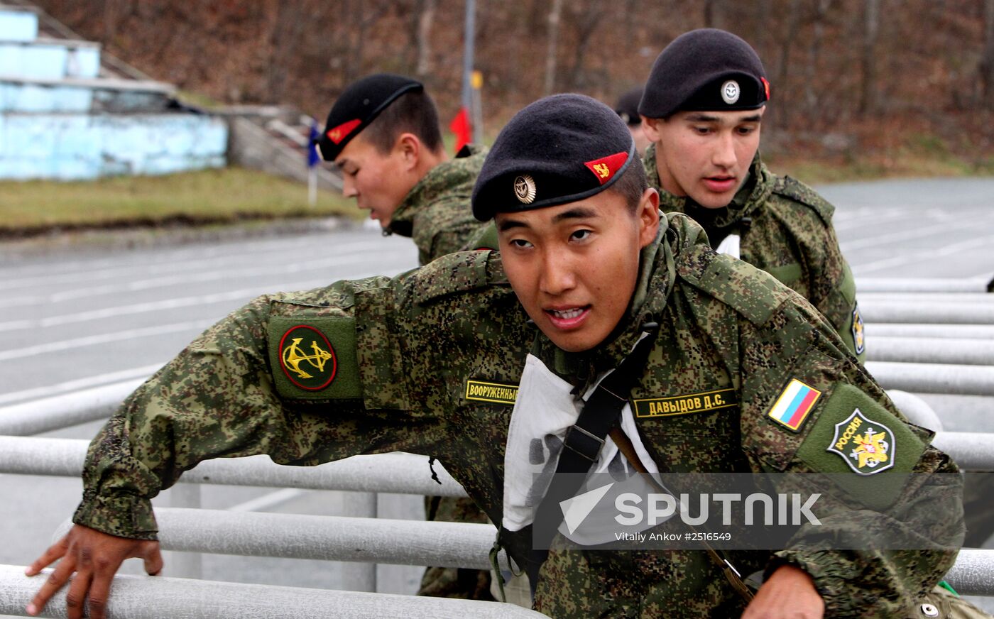Marines hold exercise in Vladivostok