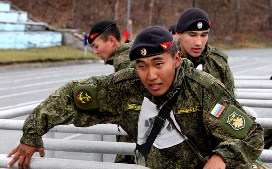 Marines hold exercise in Vladivostok
