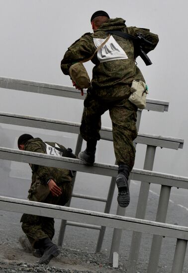 Marines hold exercise in Vladivostok