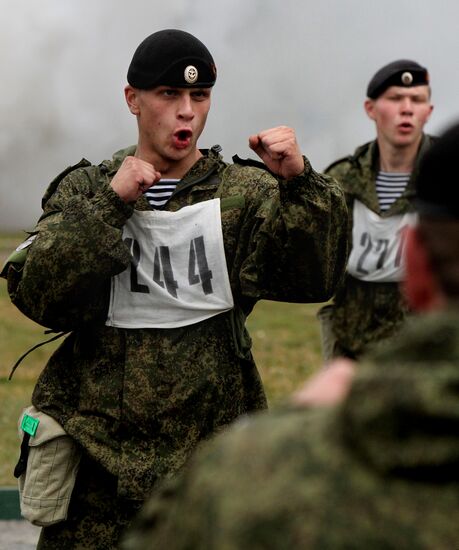 Marines hold exercise in Vladivostok