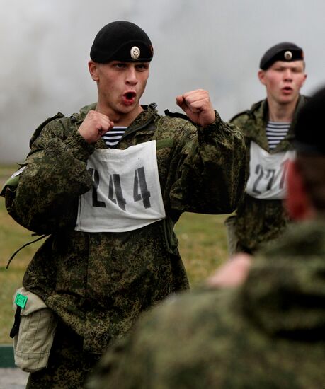 Marines hold exercise in Vladivostok