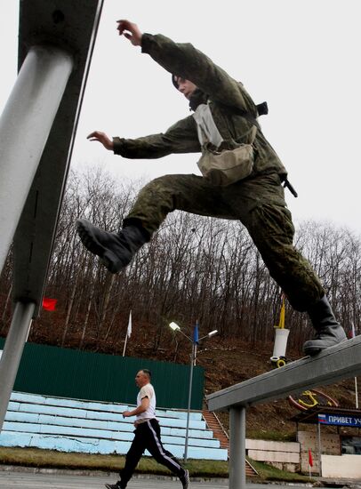 Marines hold exercise in Vladivostok