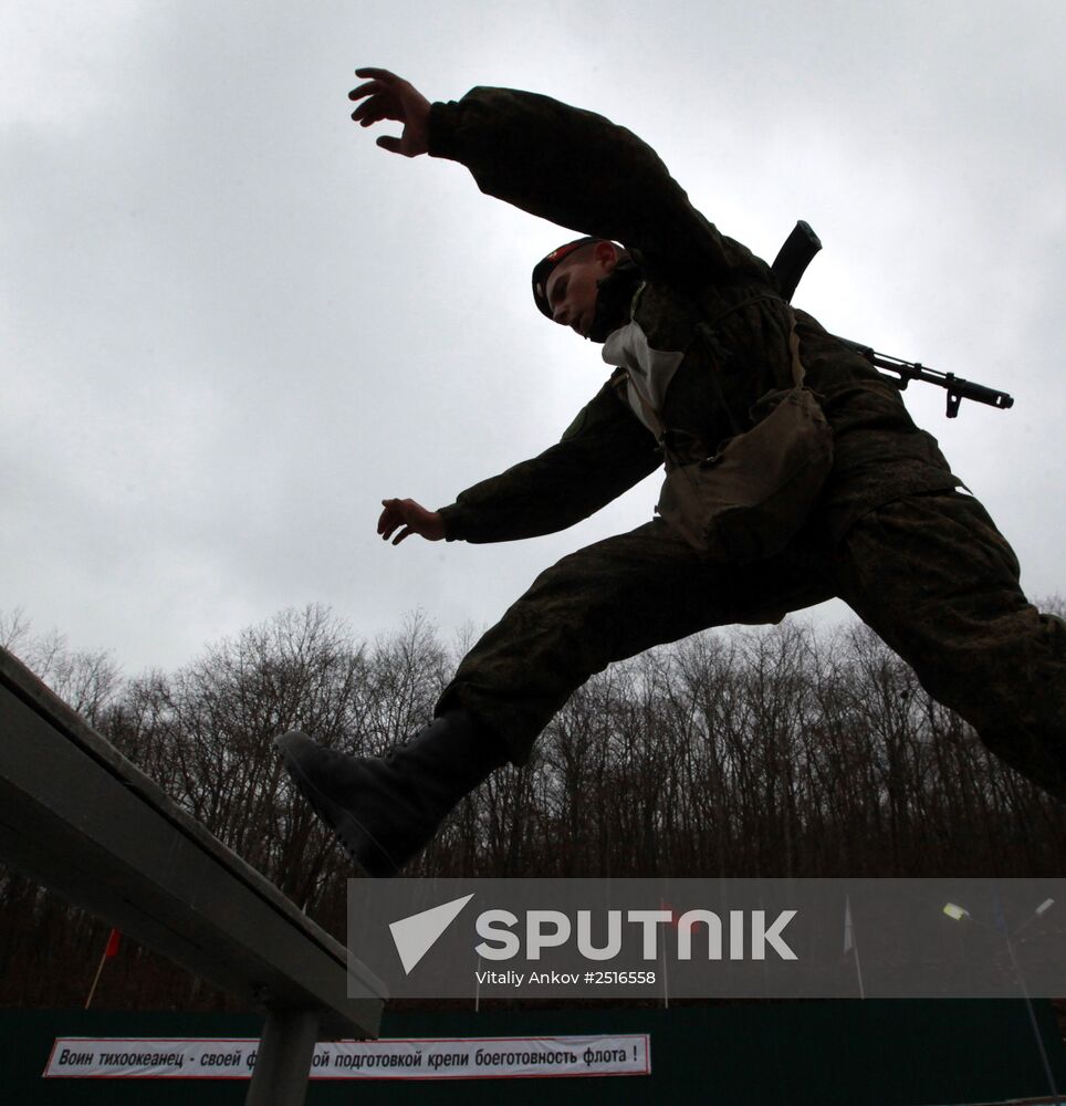 Marines hold exercise in Vladivostok