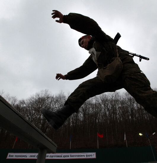 Marines hold exercise in Vladivostok