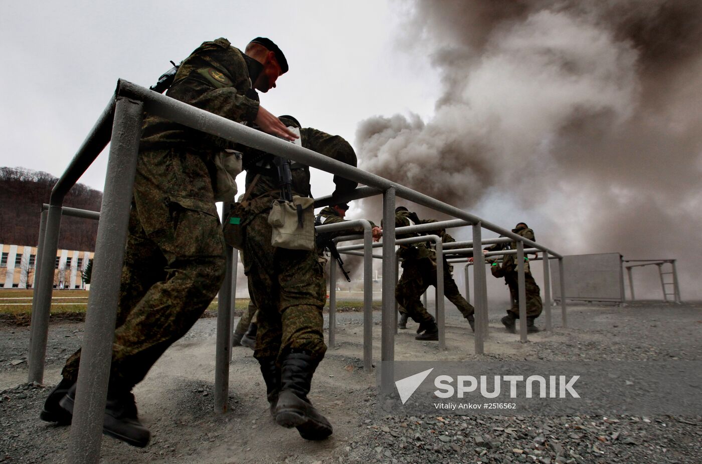 Marines hold exercise in Vladivostok