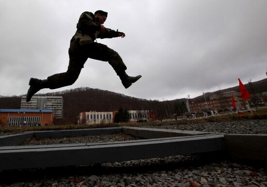 Marines hold exercise in Vladivostok