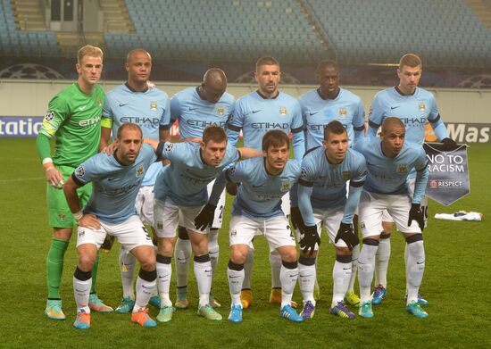 Football. UEFA Champions League. CSKA vs. Manchester City