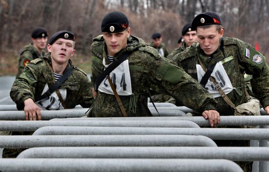 Marines hold exercise in Vladivostok