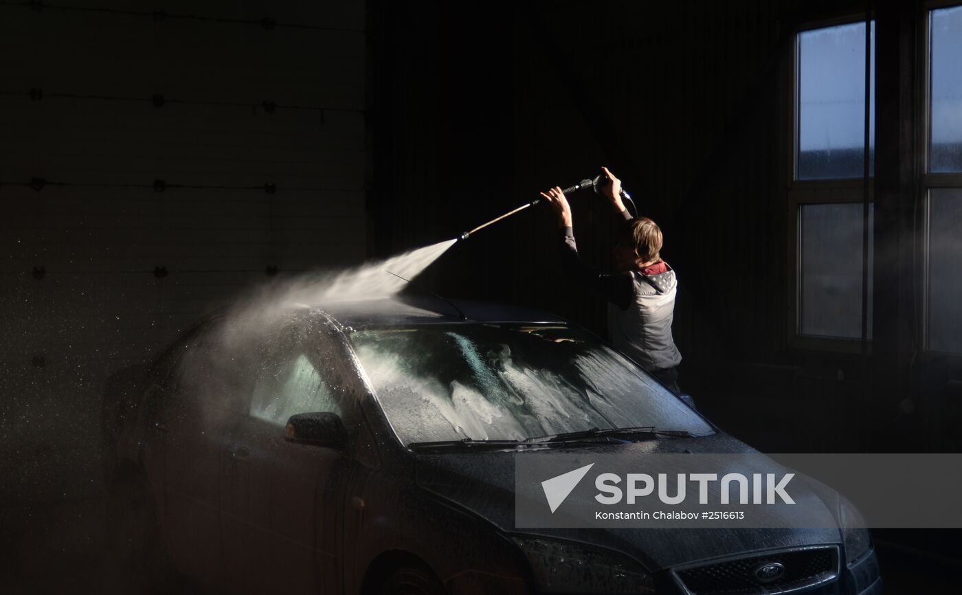 Car wash in Veliky Novgorod