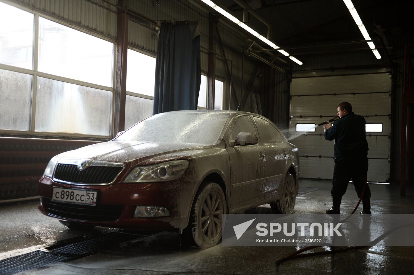 Car wash in Veliky Novgorod