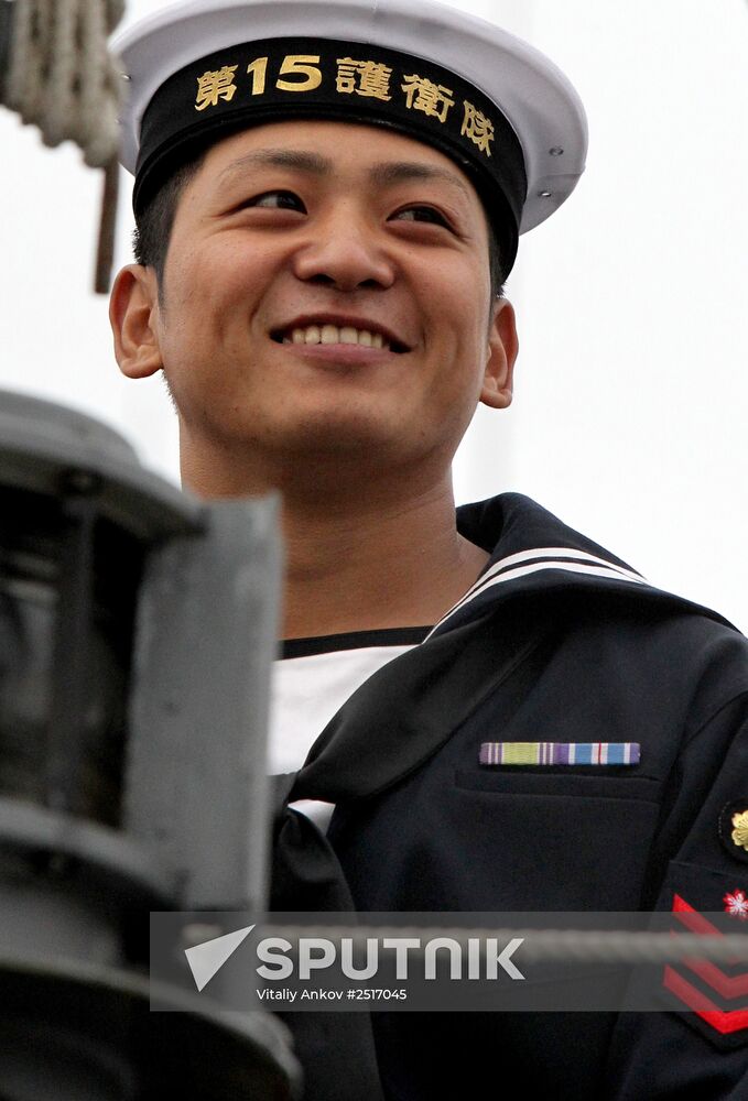 Japanese Maritime Self-Defense Force destroyer Hamagiri visits Vladivostok