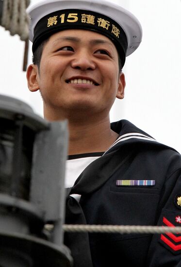 Japanese Maritime Self-Defense Force destroyer Hamagiri visits Vladivostok