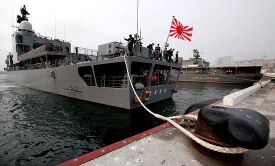 Japanese Maritime Self-Defense Force destroyer Hamagiri visits Vladivostok